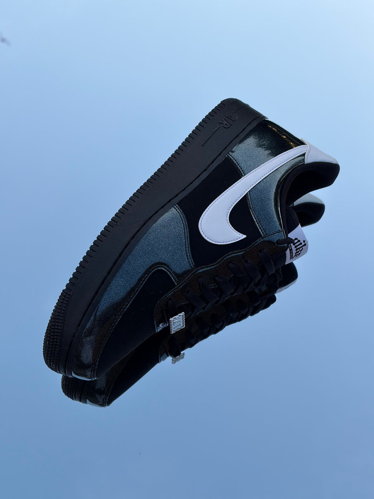 Nike Air Force 1 Low ´07 LV8 Glam Rock Black White - Taille 47