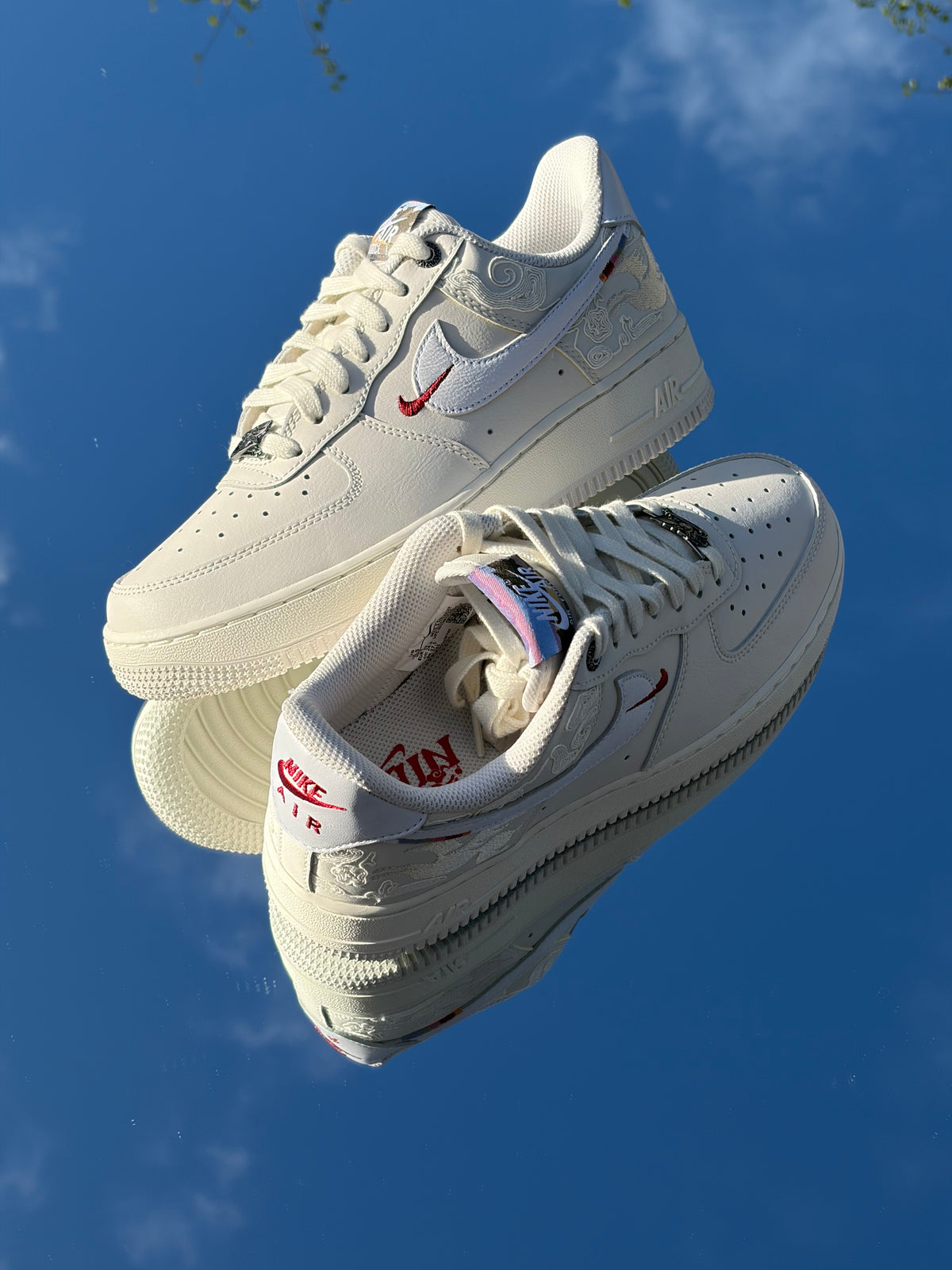Nike Air Force 1 Low ‘07 Pegasus Pack Year of the Horse White Sail Phantom - Taille 39
