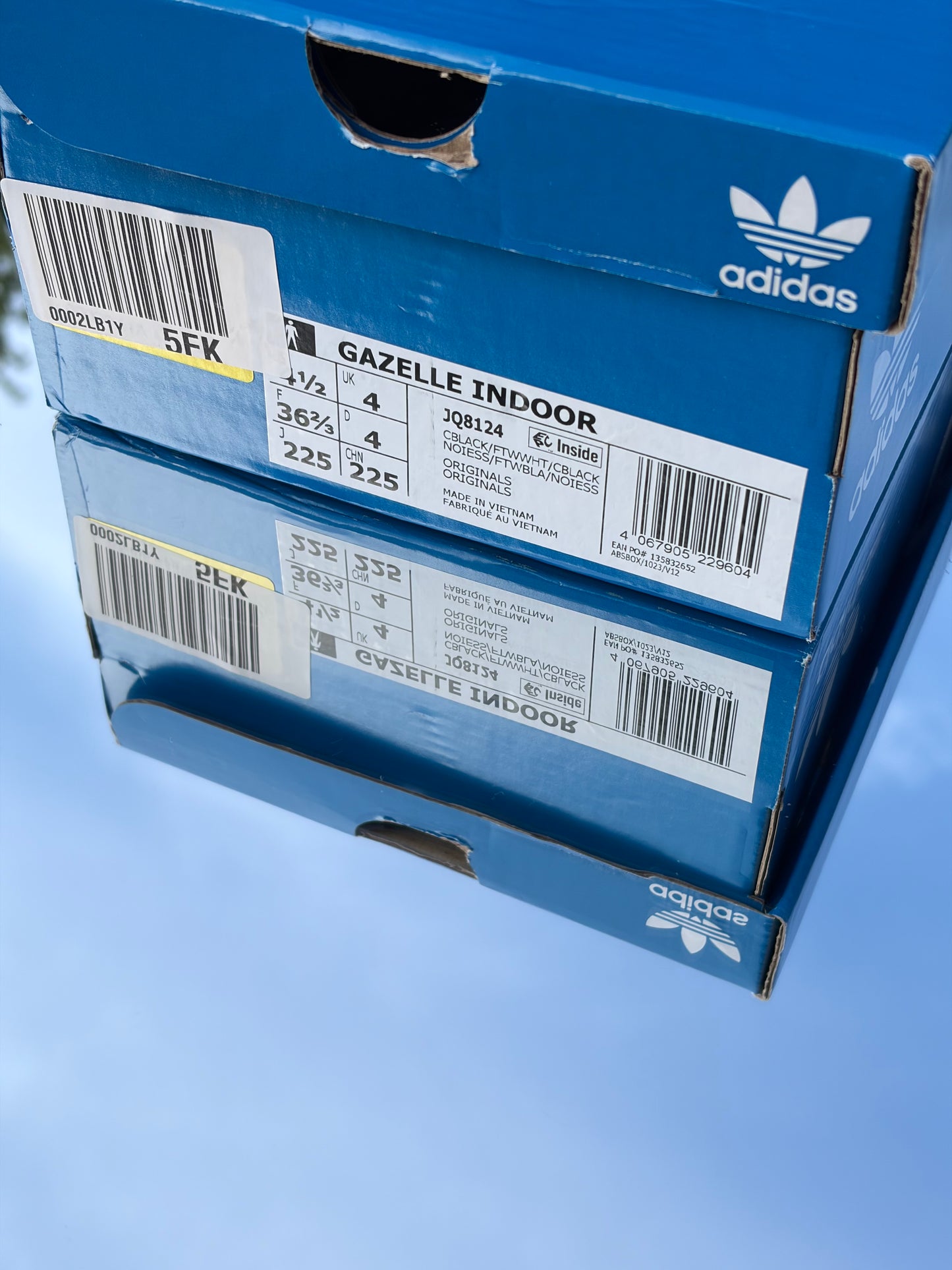 Adidas Gazelle Indoor Core Black Patent - Taille 36,5