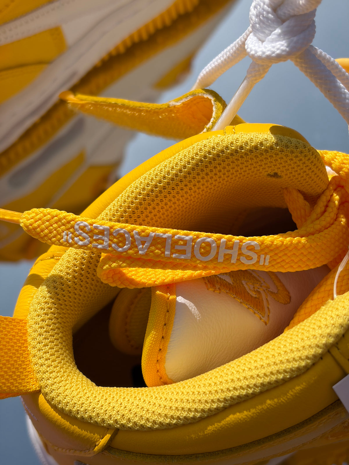 Nike Air Force 1 Mid SP X Off-White White Varsity Maize - Taille 40,5