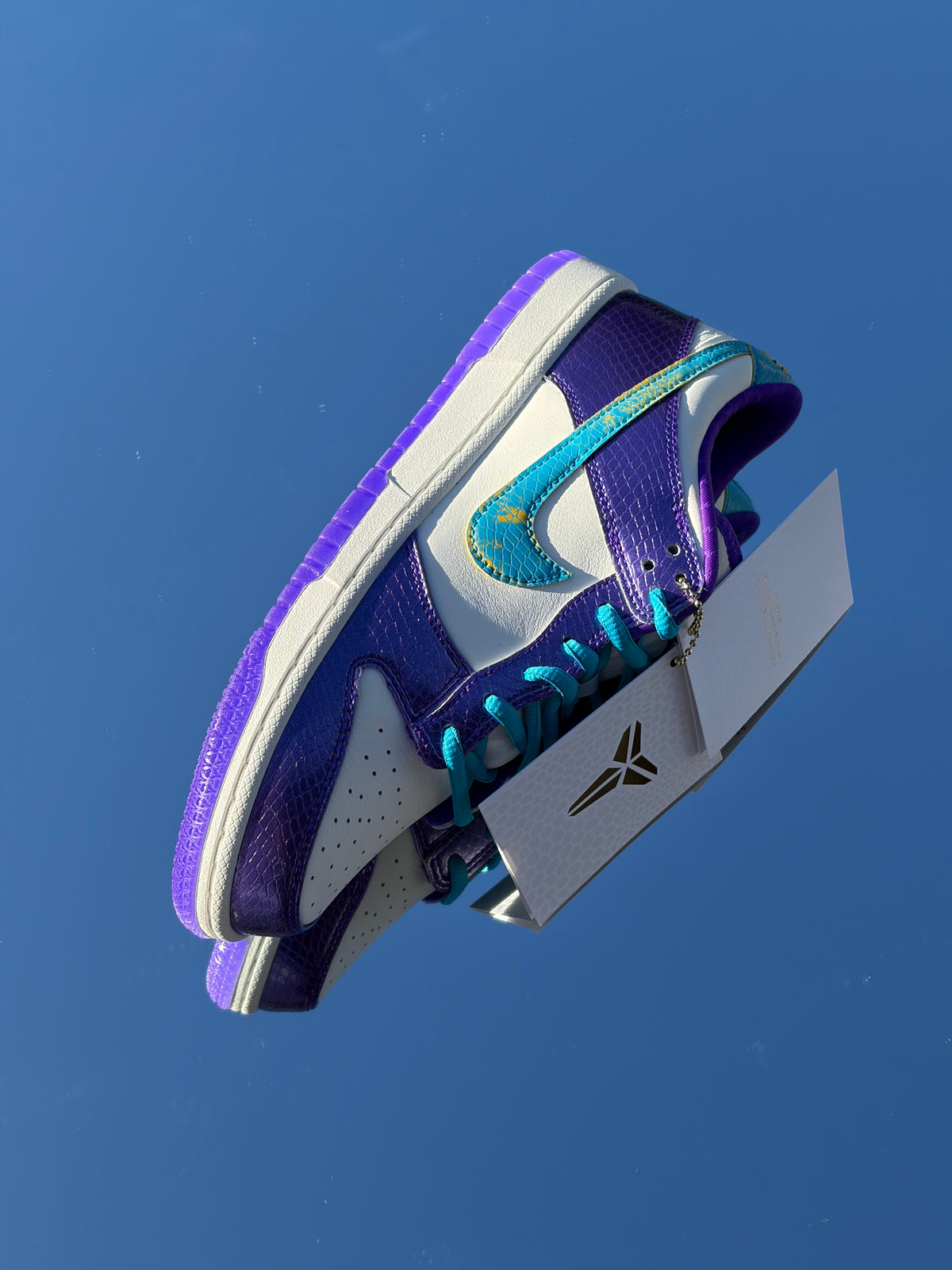 Nike Dunk Low Protro X Kobe Bryant Fierce Purple Blue Lagoon Sail - Taille 40,5
