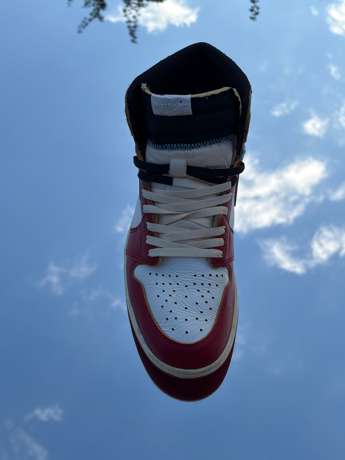 Air Jordan 1 Retro High OG SP Varsity Red Black Sail X Union LA - Taille 45