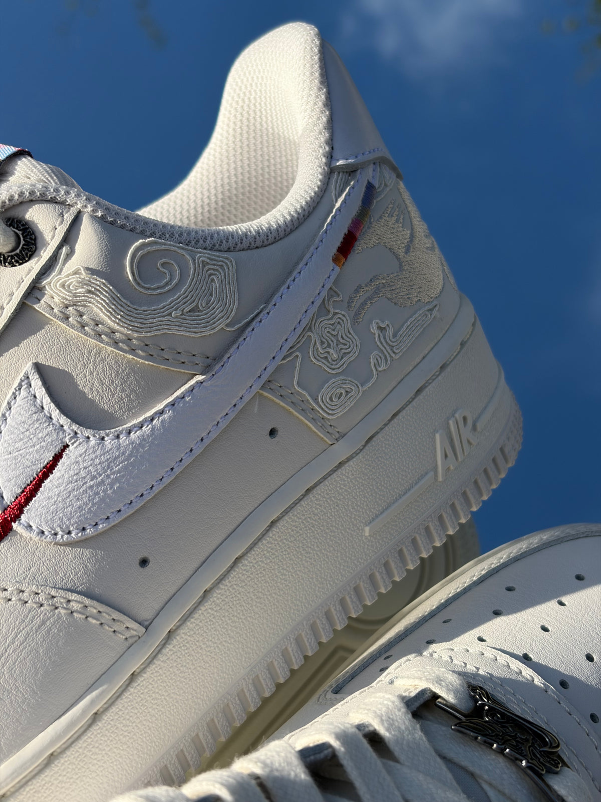 Nike Air Force 1 Low ‘07 Pegasus Pack Year of the Horse White Sail Phantom - Taille 39