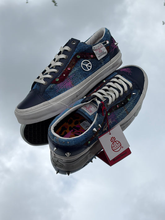 Vans LX Old Skool 36 Navy X Harris Tweed - Taille 44