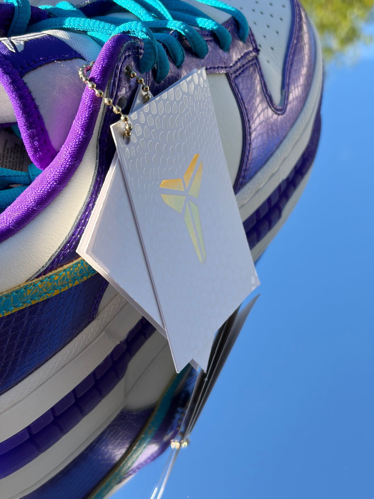 Nike Dunk Low Protro X Kobe Bryant Fierce Purple Blue Lagoon Sail - Taille 40,5