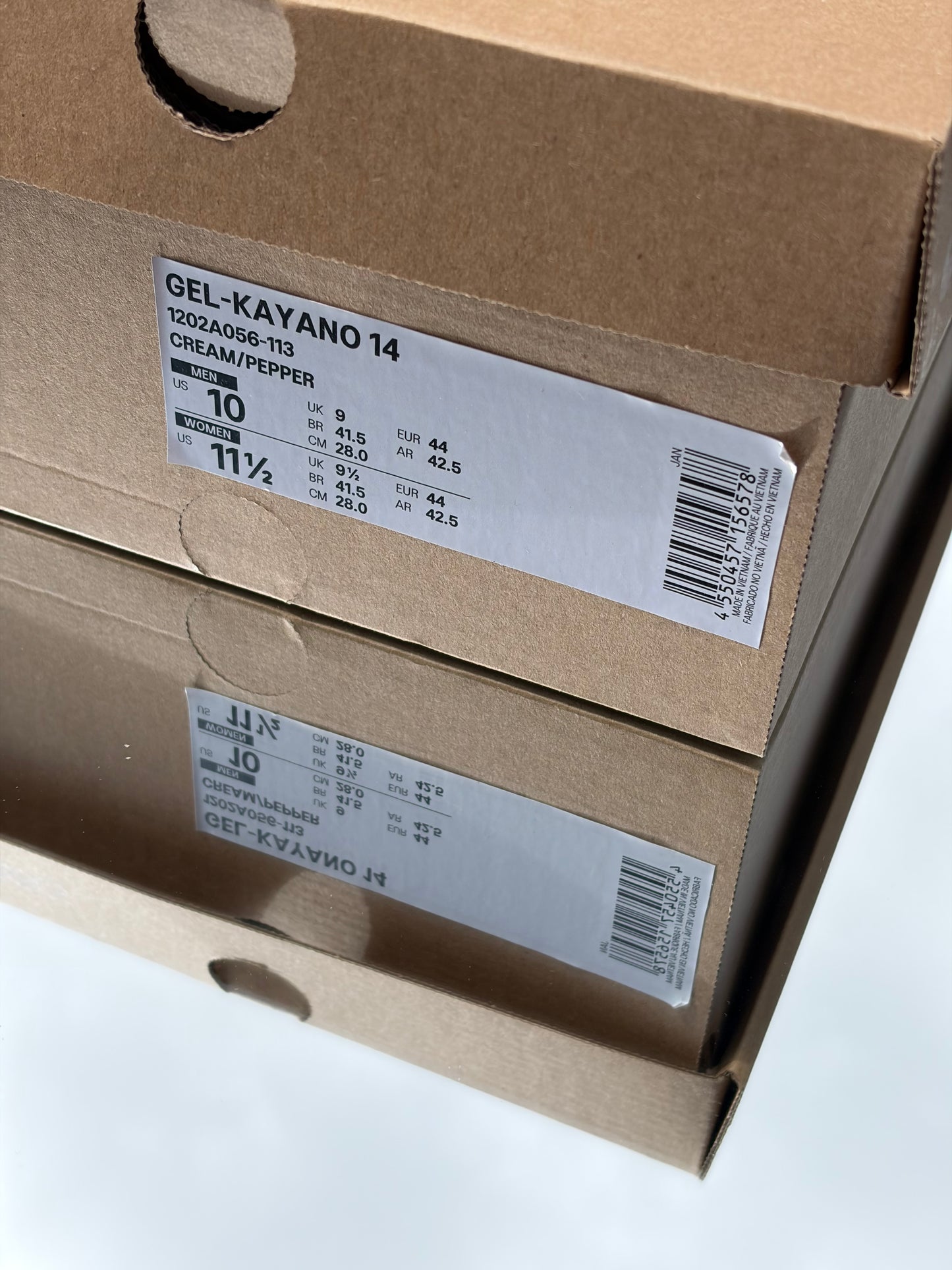 Asics Gel-Kayano 14 Cream Pepper - Taille 44