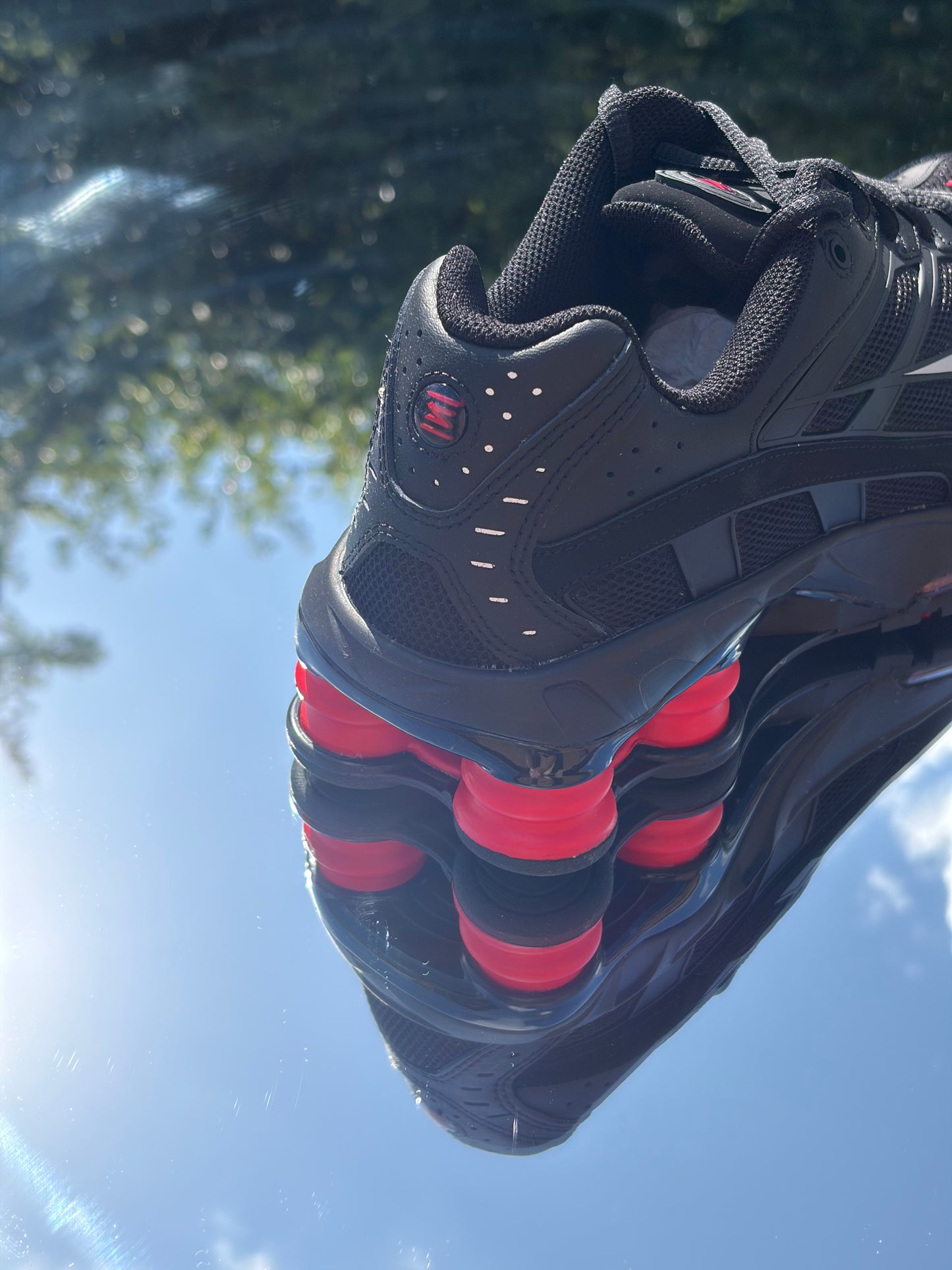 Nike Shox Ride 2 Black Metallic Silver Red - Taille 42