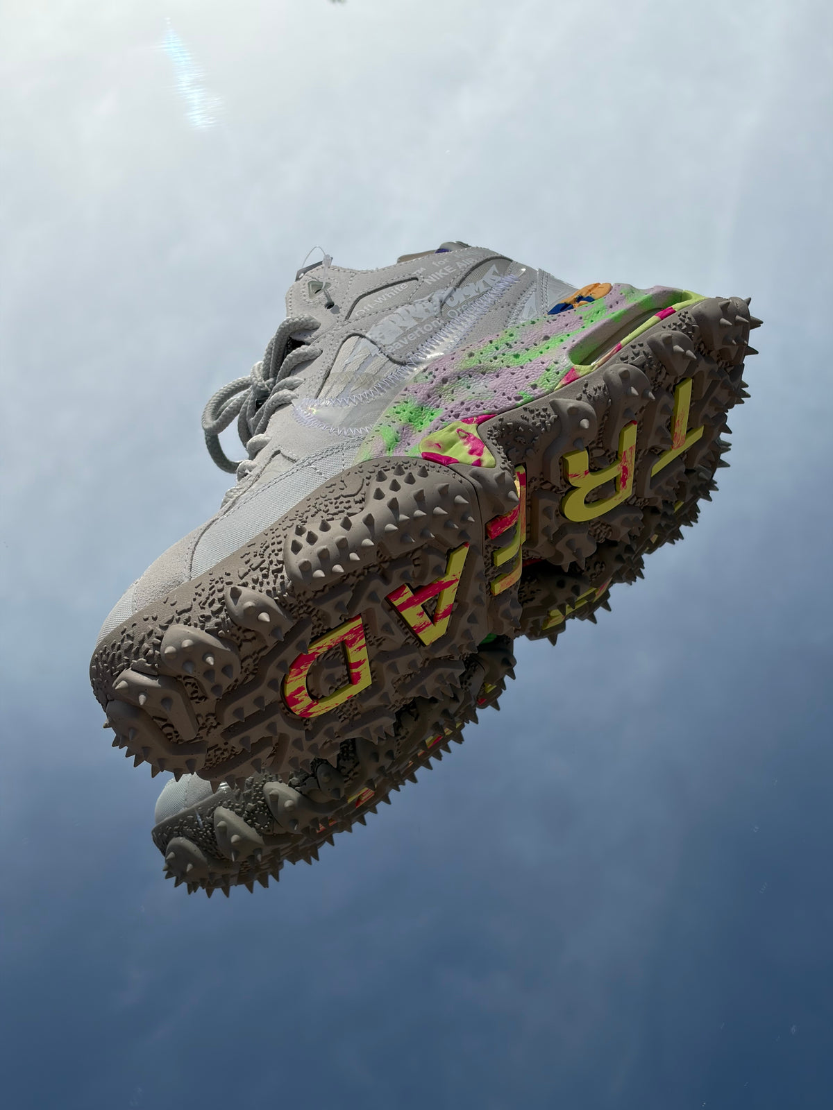 Nike Air Terra Forma X Off-White Summit White Clear Cobblestone - Taille 42