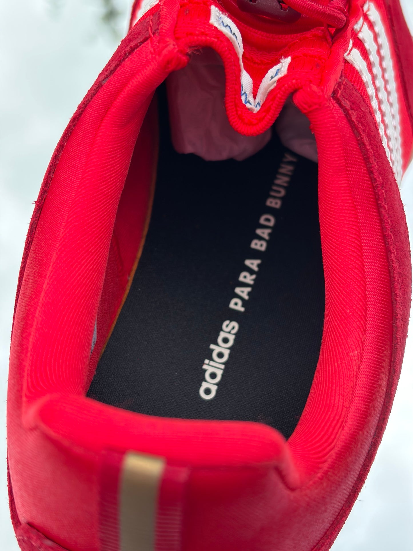 Adidas Ballerina Vivid Red X Bad Bunny - Taille 38,5