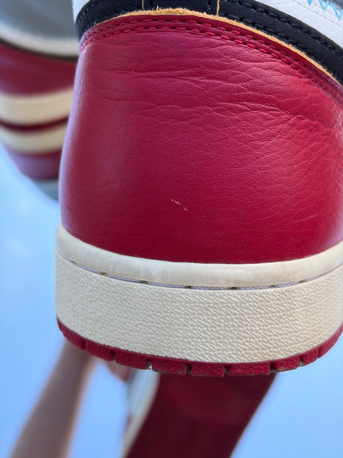 Air Jordan 1 Retro High OG SP Varsity Red Black Sail X Union LA - Taille 45