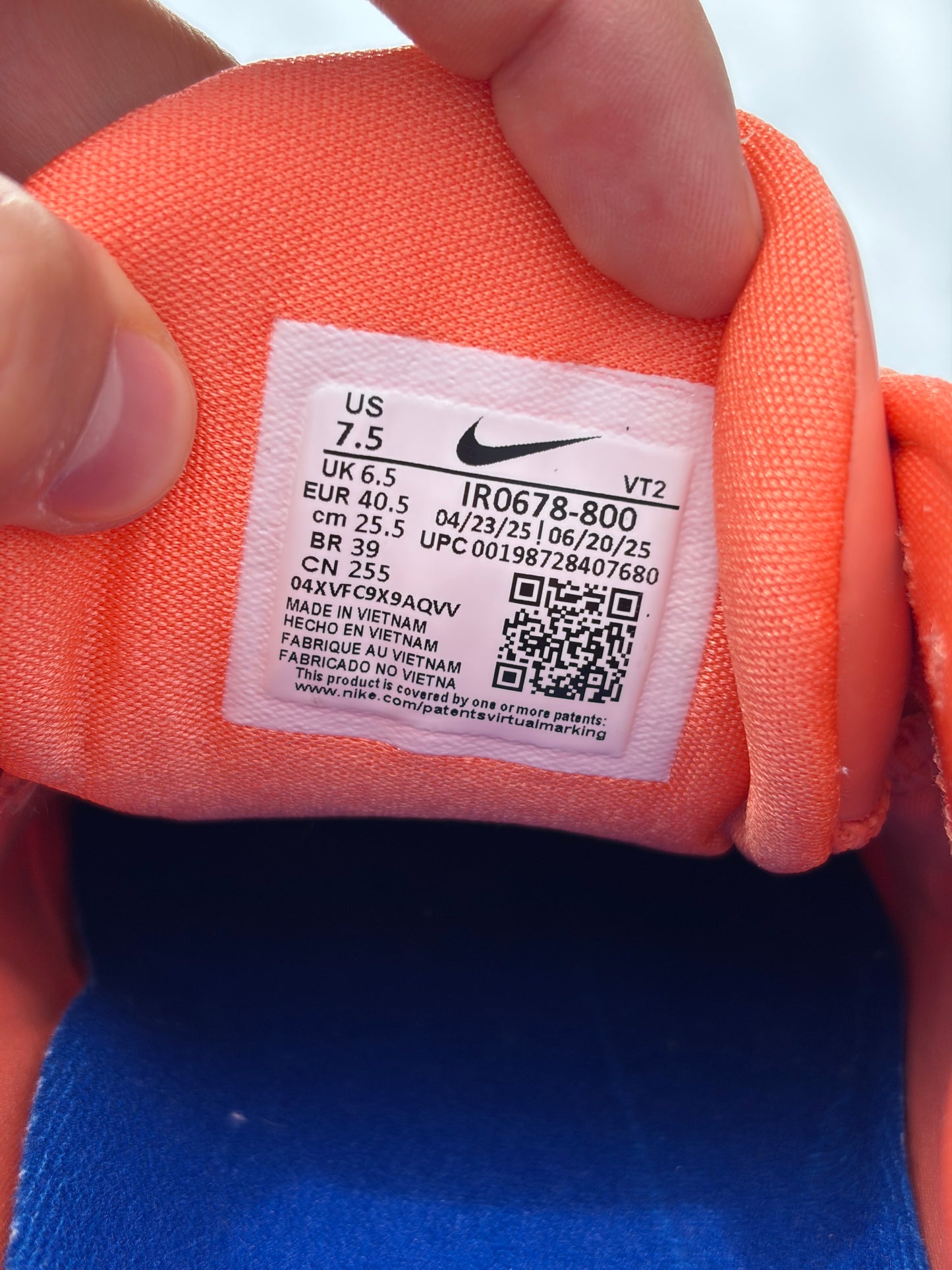 Nike Air Max DN8 SP Orange Frost Game Royal - Taille 40,5