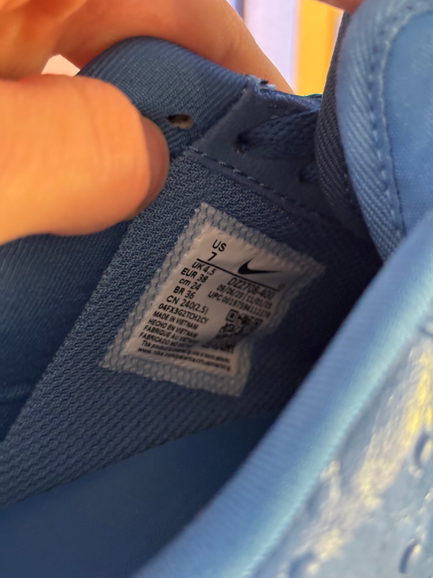 Nike Air Force 1 LX Blue Ostrich (Taille 38)