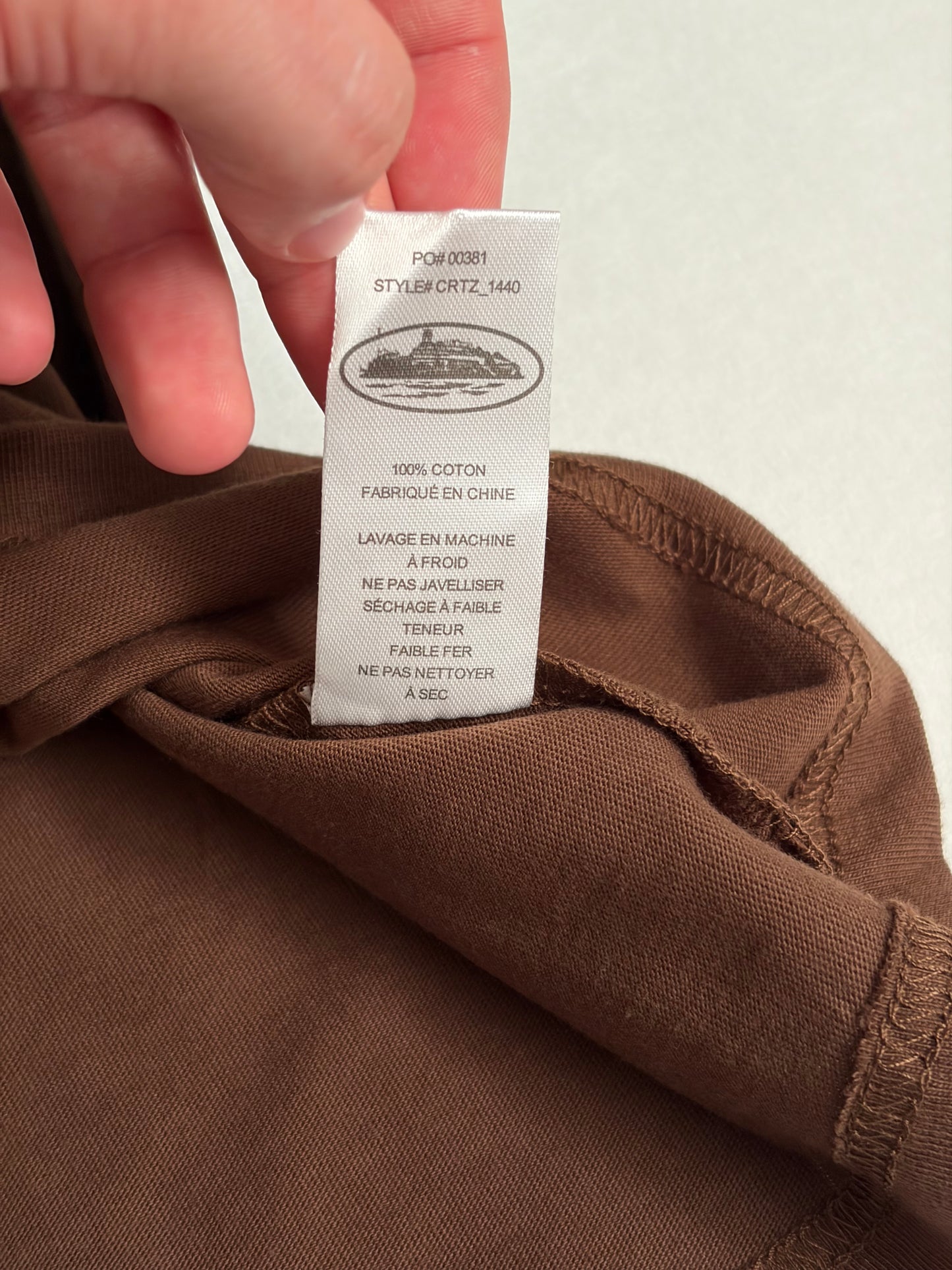 T-shirt Corteiz Island Brown - Taille L