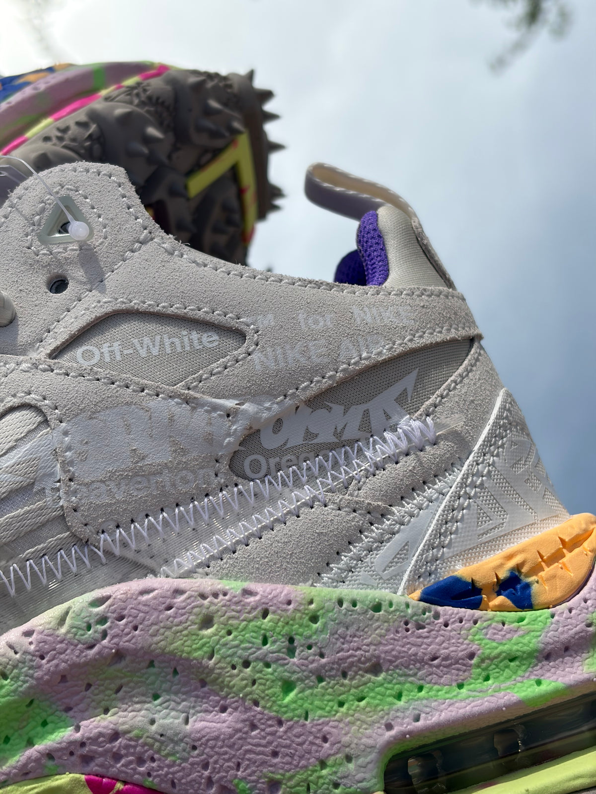Nike Air Terra Forma X Off-White Summit White Clear Cobblestone - Taille 42