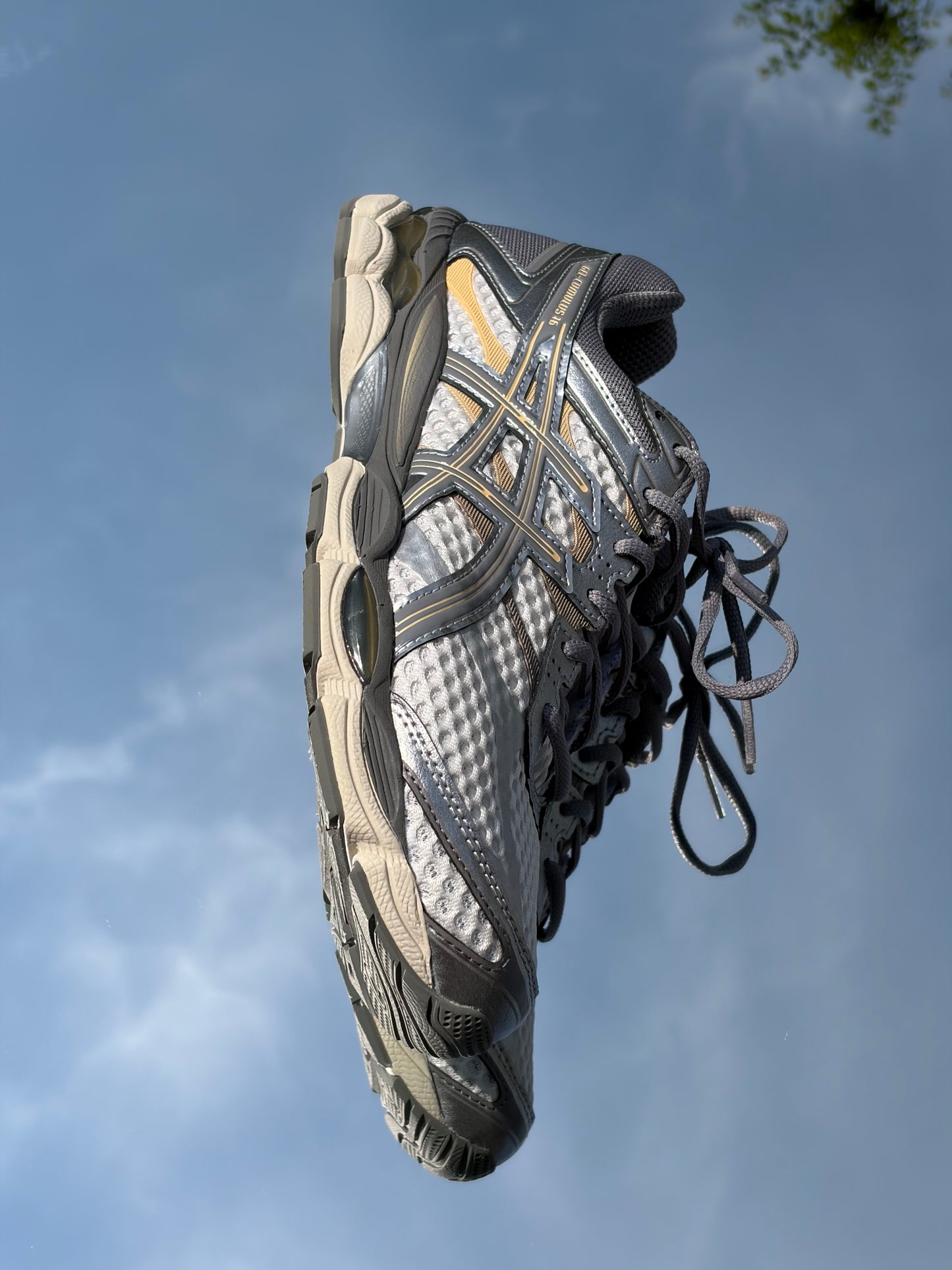 Asics Gel-Cumulus 16 Cream Clay Grey - Taille 42,5