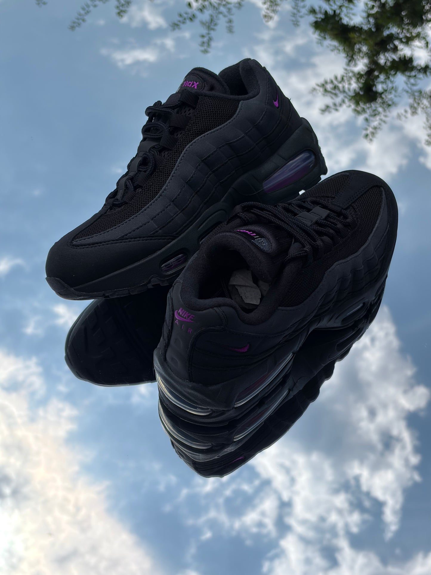 Nike Air Max 95 Black Vivid Purple - Taille 39