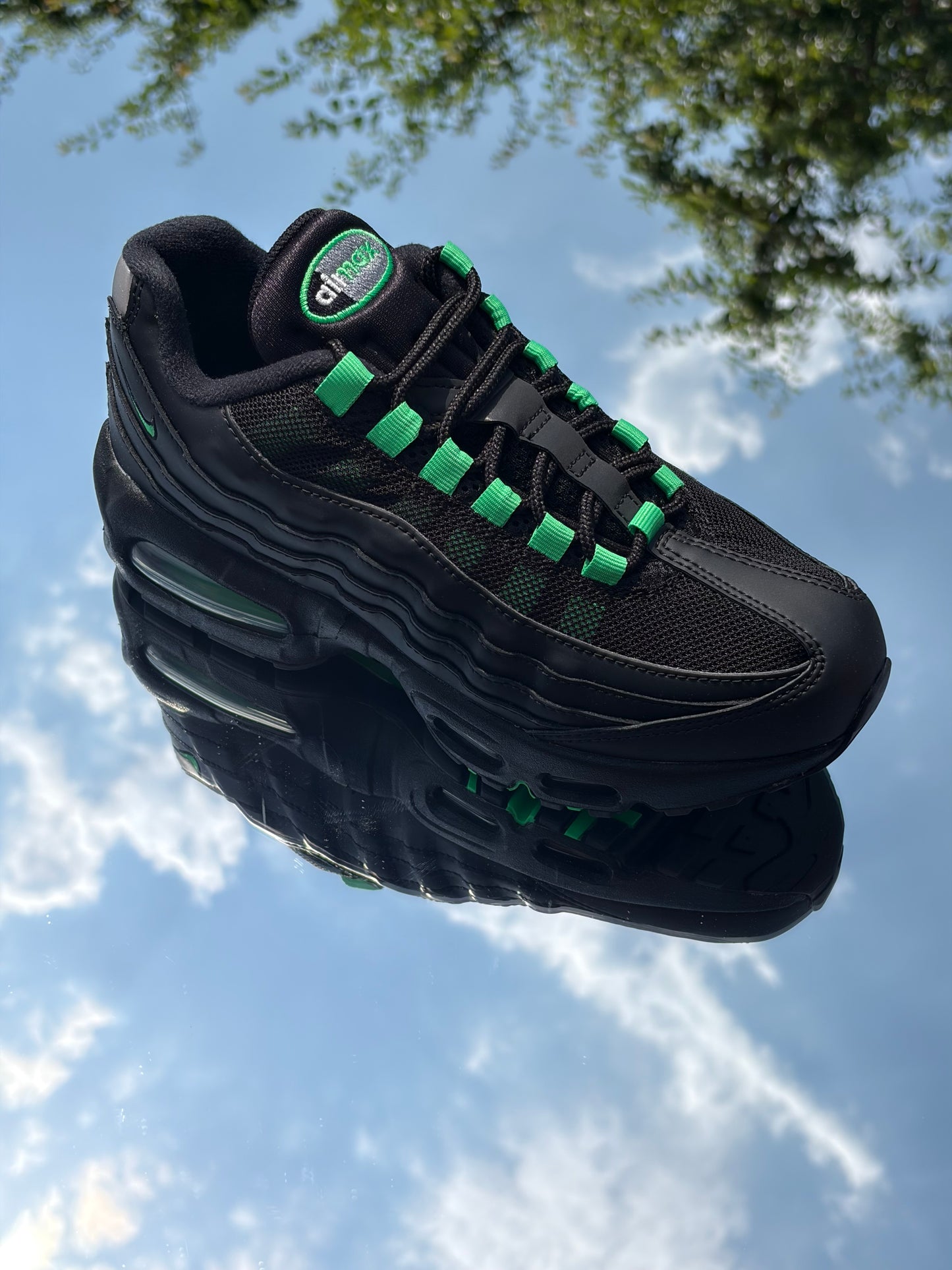 Nike Air Max 95 Black Green Shock - Taille 38,5