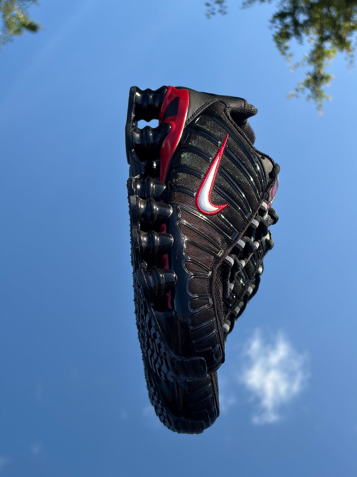 Nike Shox TL Black Metallic Silver - Taille 38