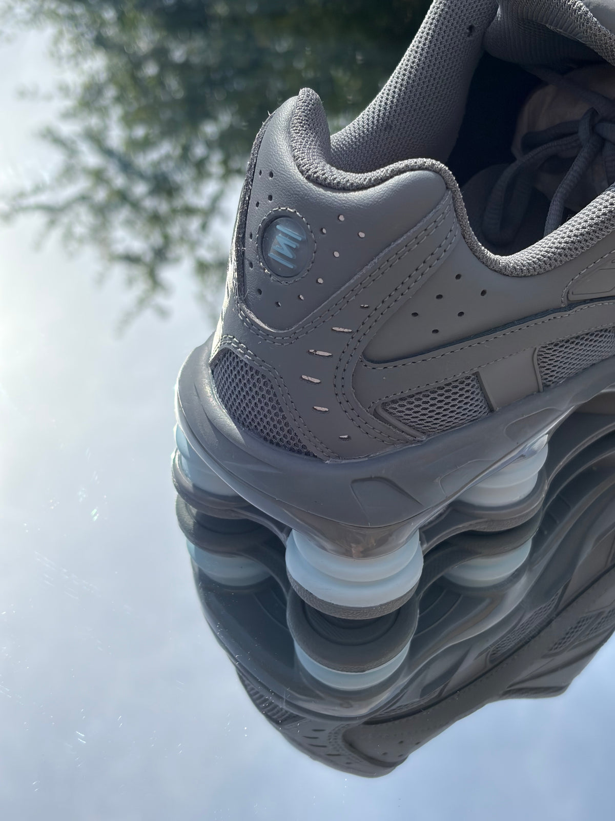 Nike Shox Ride 2 Cool Grey Celestine Blue Metallic Silver - Taille 47,5
