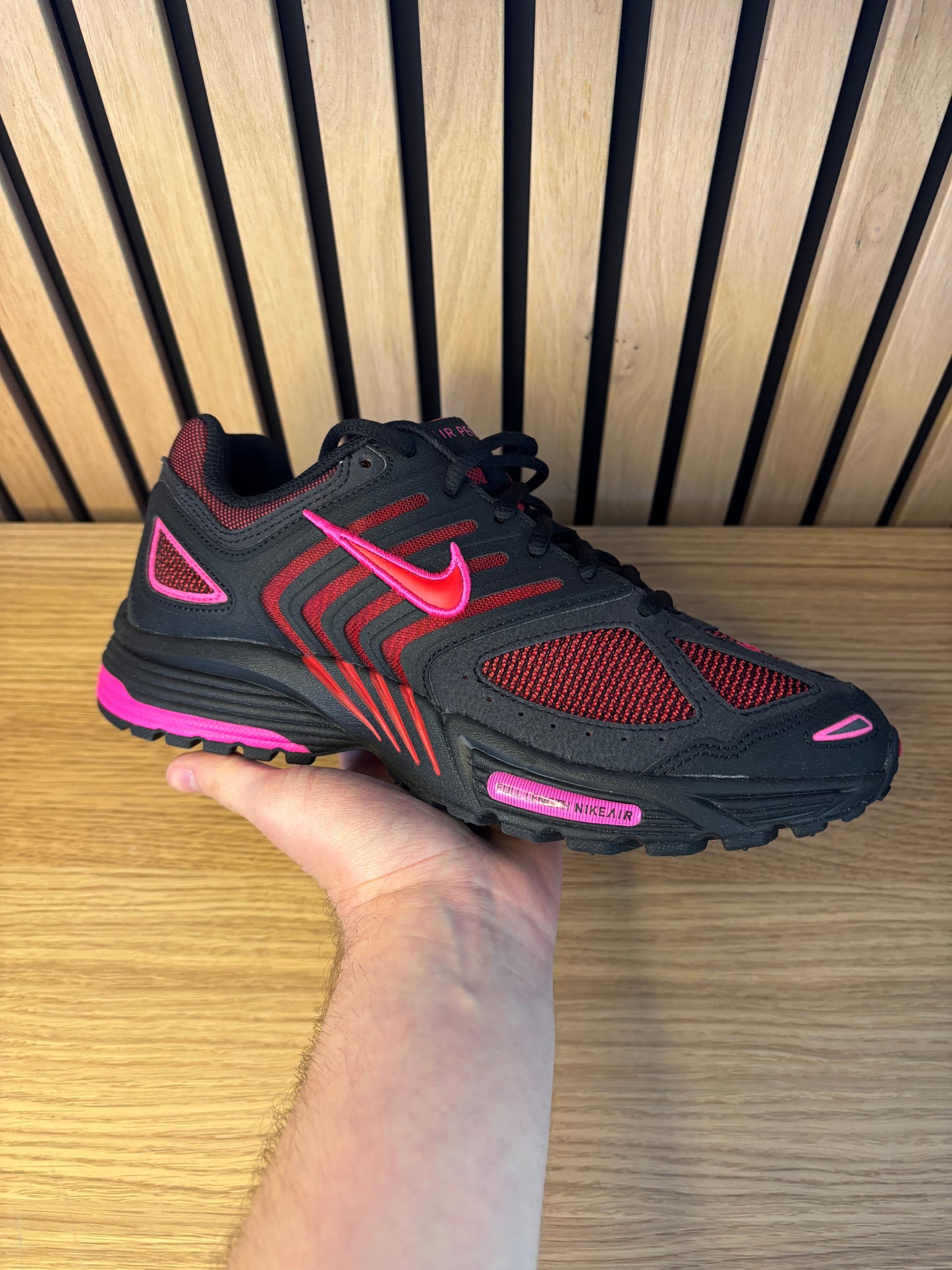 Nike Air Pegasus 2k5 Black Fire Red (Taille 40)