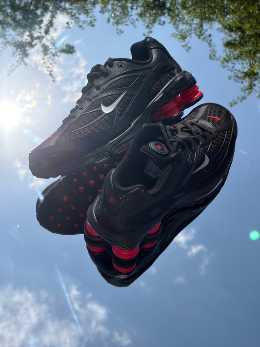 Nike Shox Ride 2 Black Metallic Silver Red - Taille 42