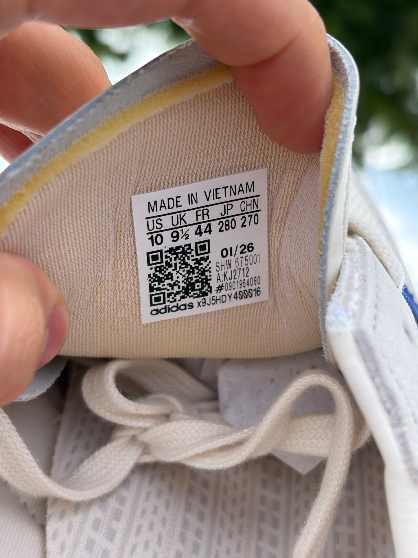 Adidas Handball Spezial White Collegiate Royal X Kith X Messi - Taille 44