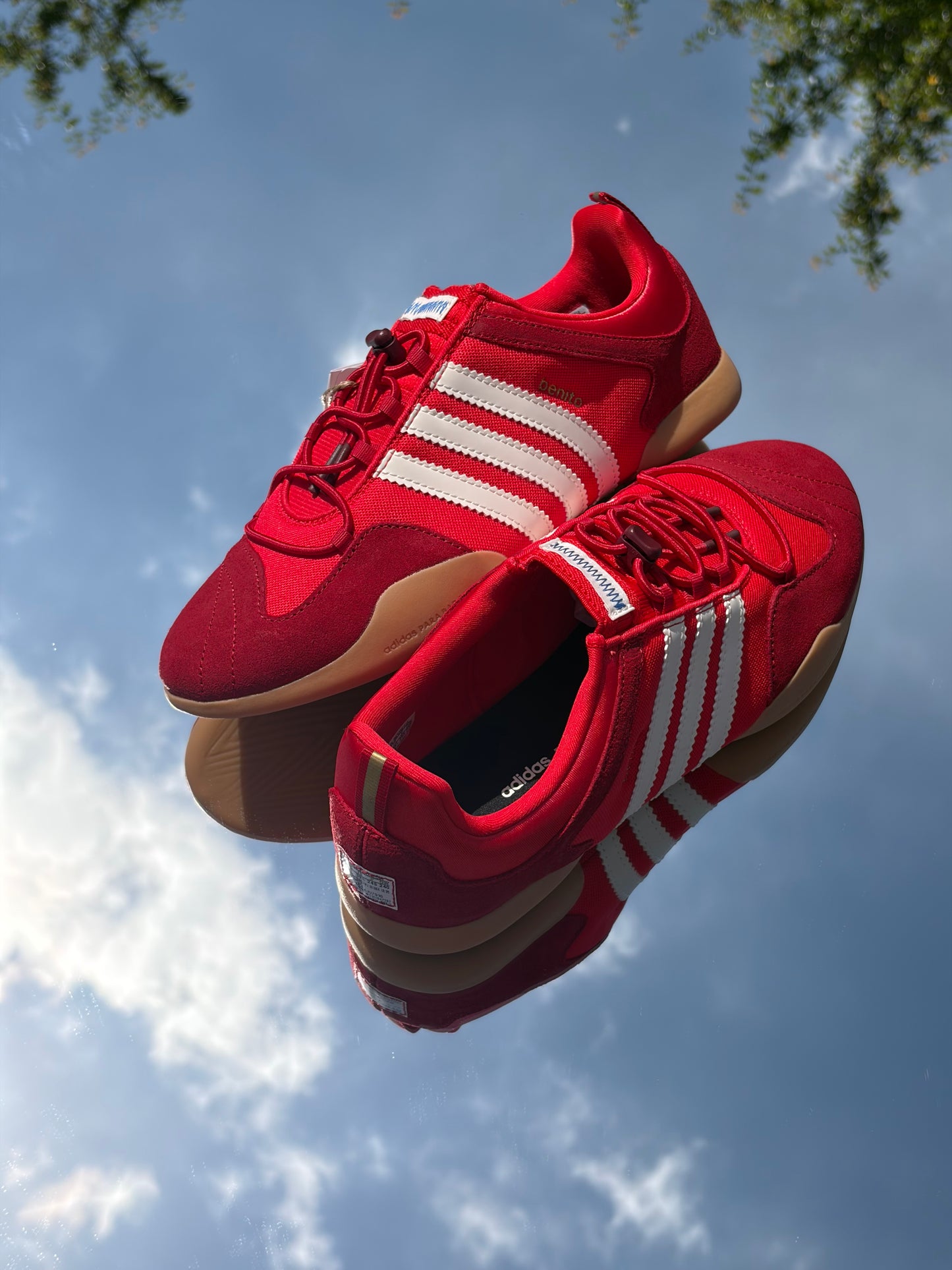 Adidas Ballerina Vivid Red X Bad Bunny - Taille 39,5