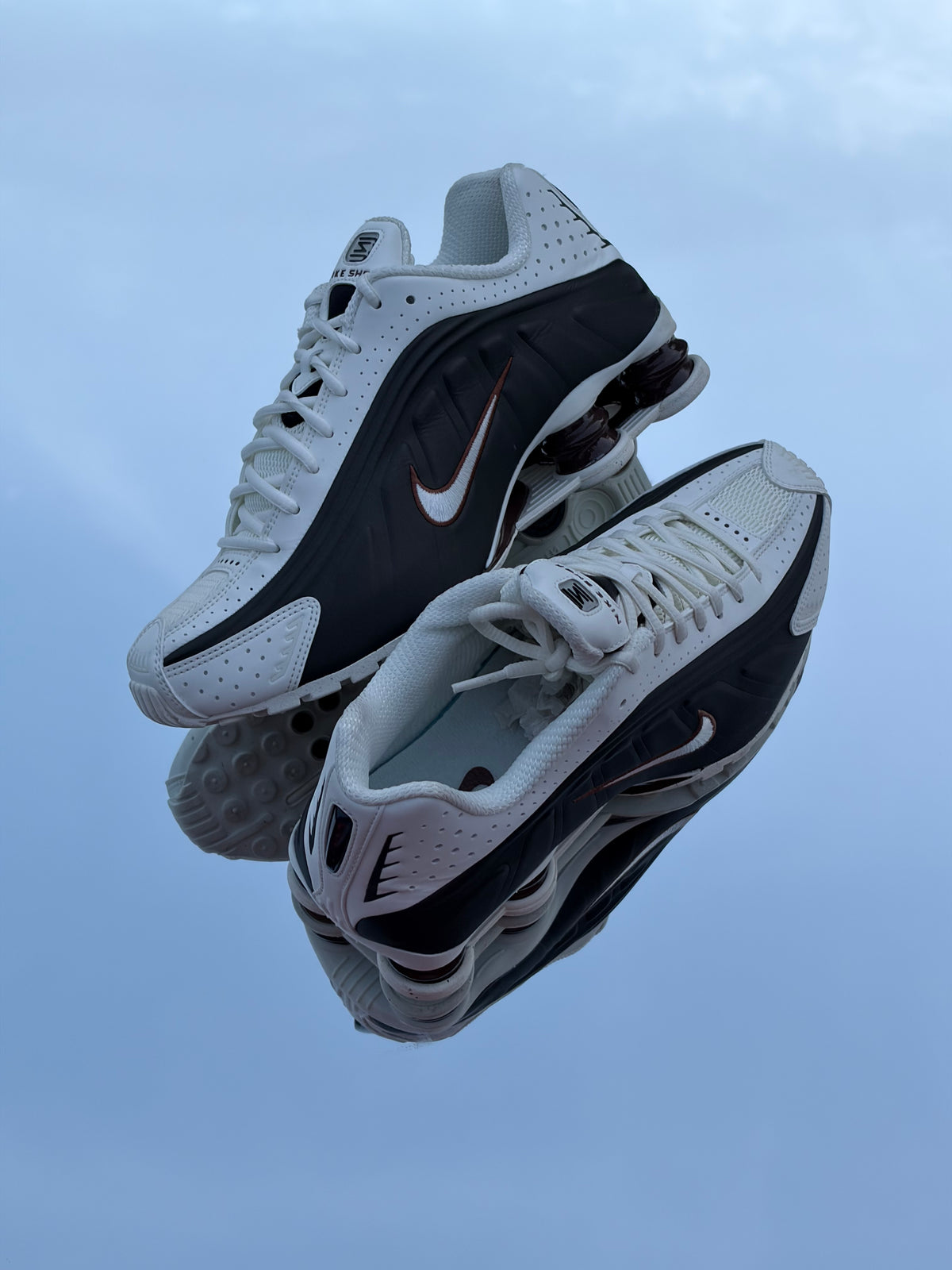 Nike Shox R4 Sail Black Fauna Brown - Taille 41