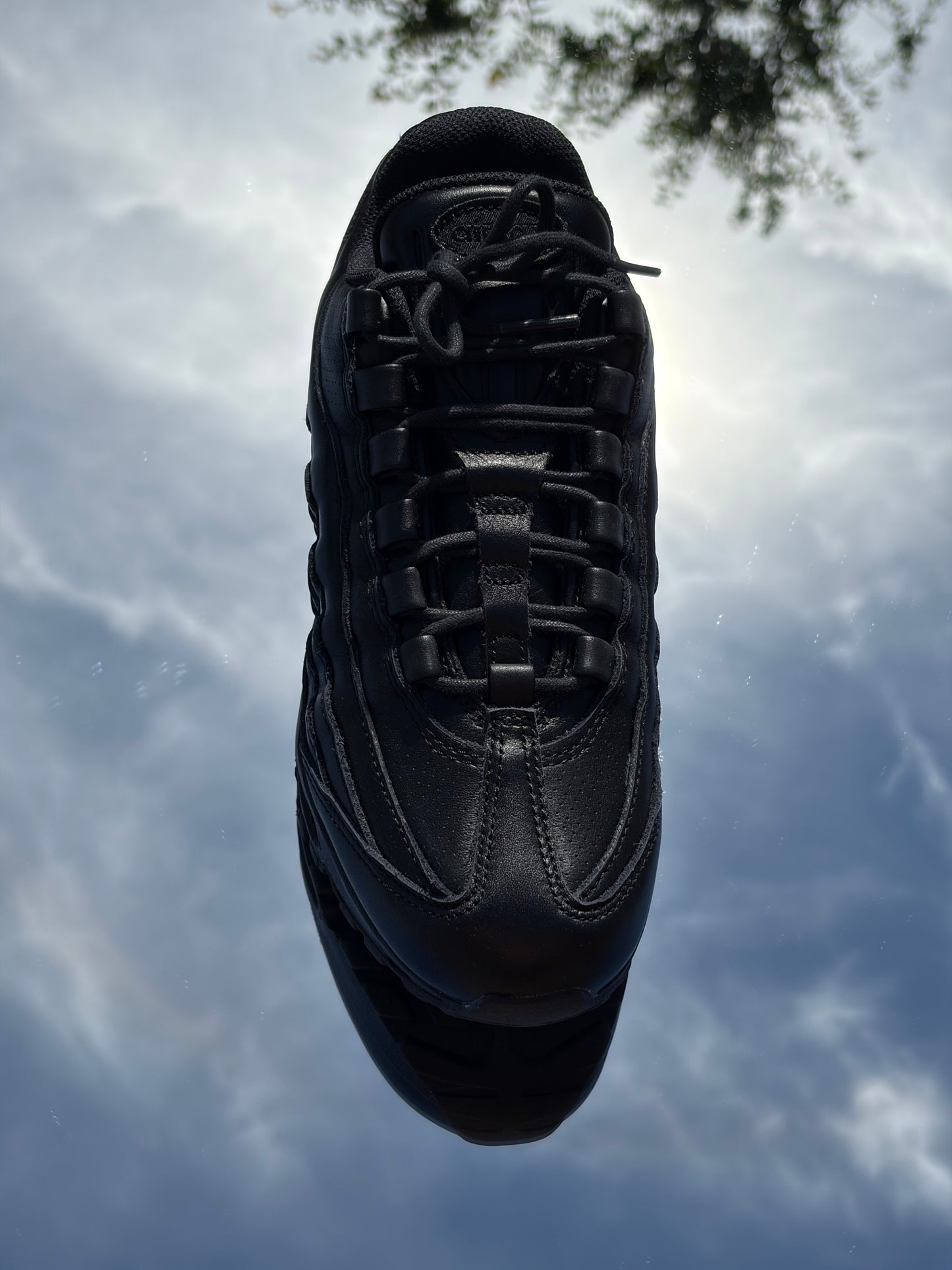 Nike Air Max 95 Black Leather - Taille 38,5