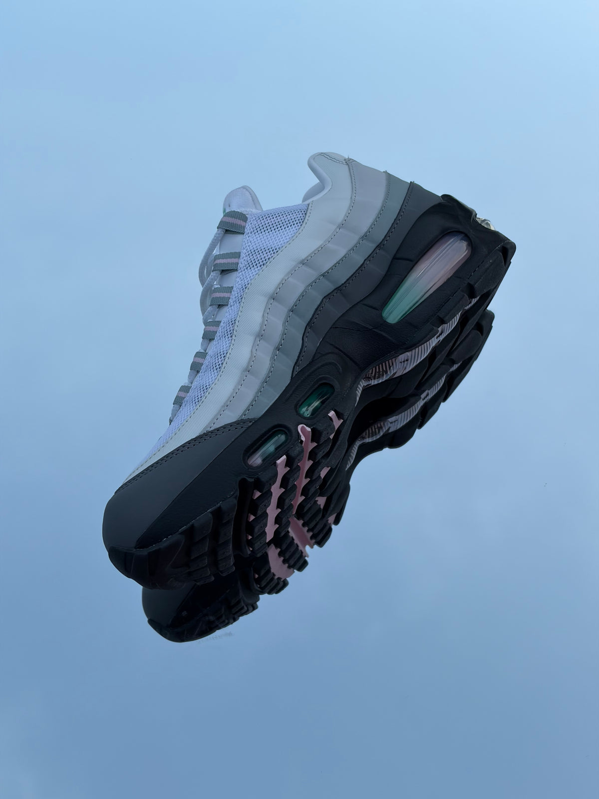 Nike Air Max 95 Big Bubble White Hyper Turquoise - Taille 40,5