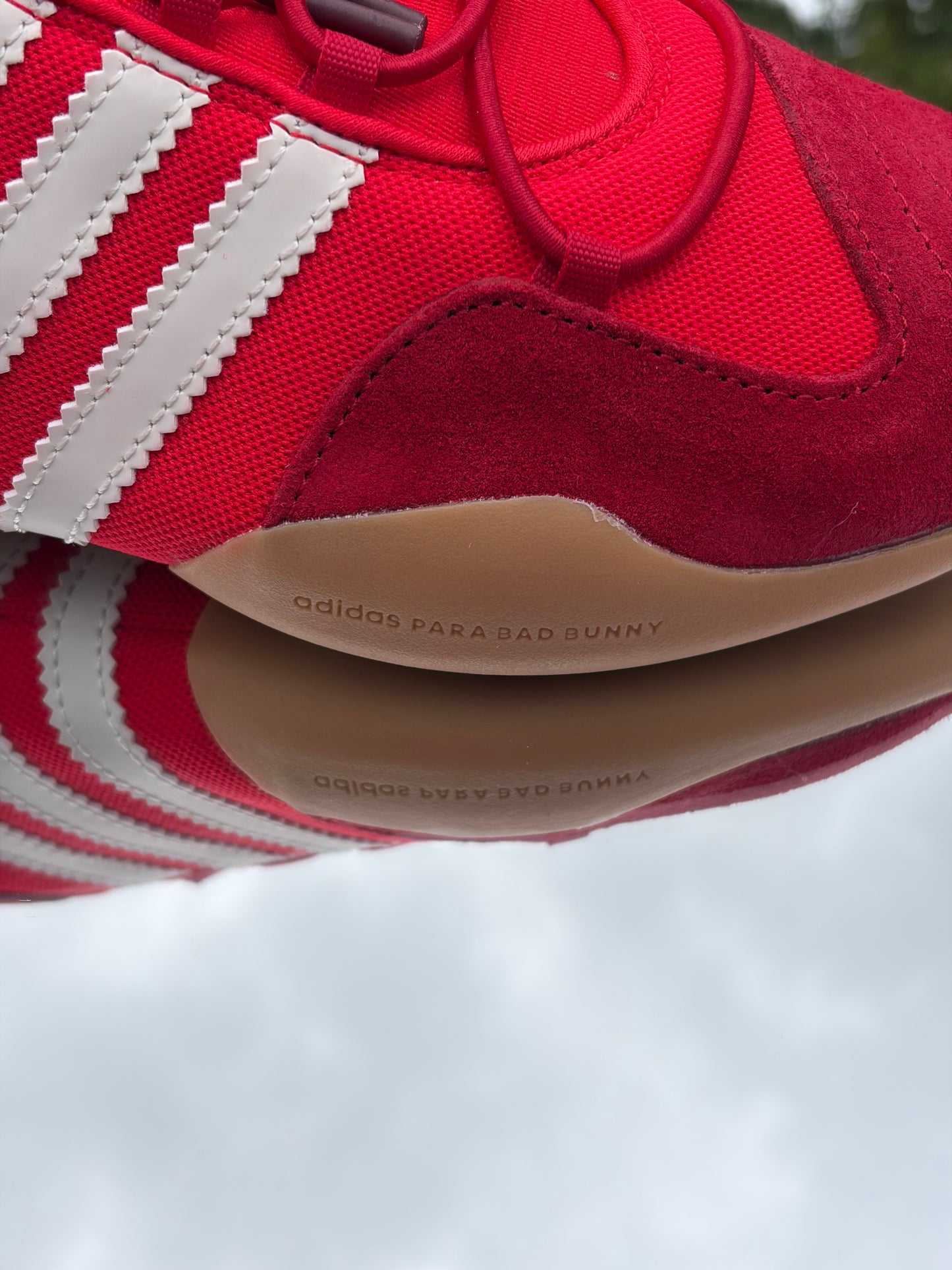 Adidas Ballerina Vivid Red X Bad Bunny - Taille 38,5