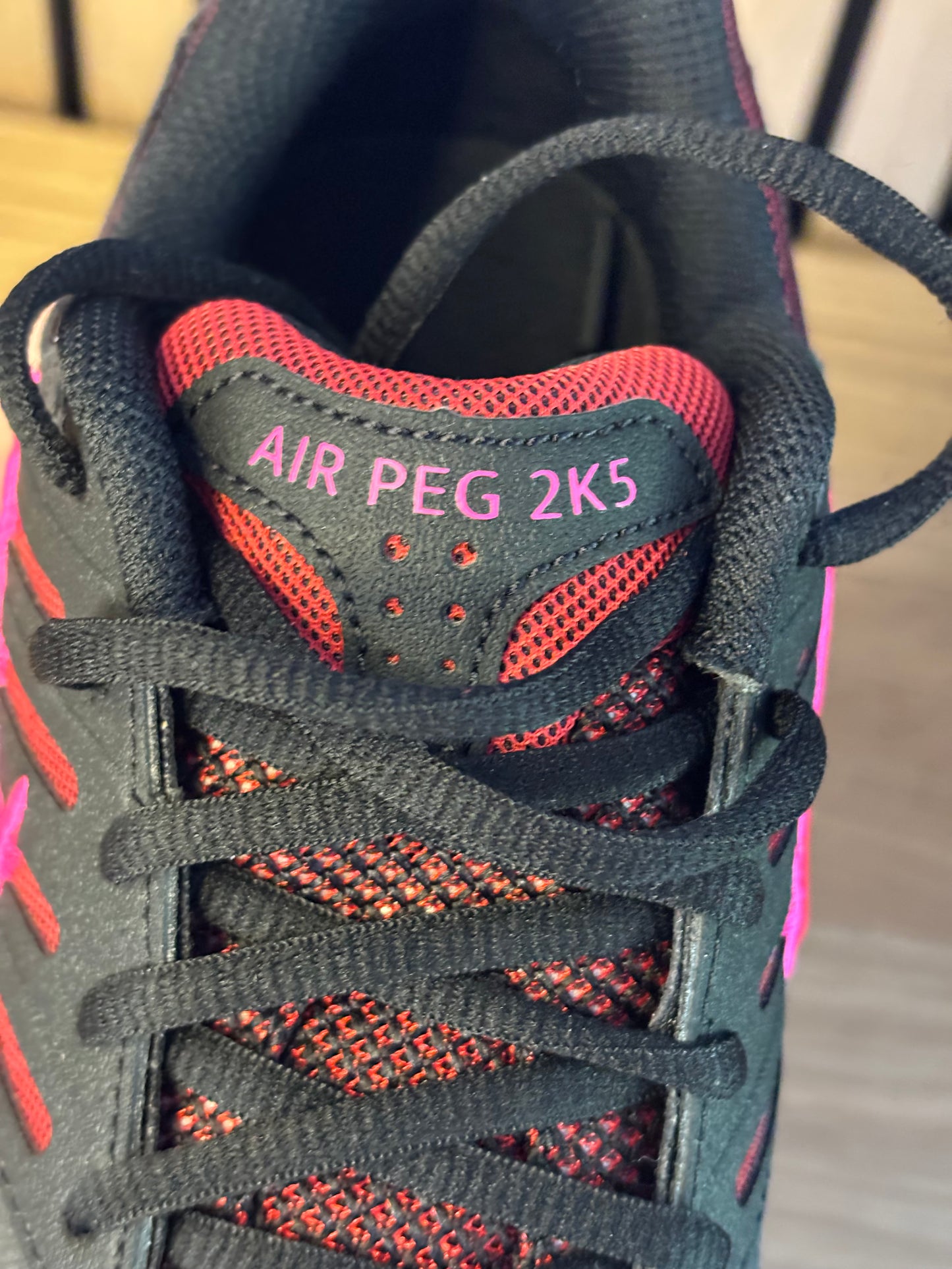 Nike Air Pegasus 2k5 Black Fire Red (Taille 40)