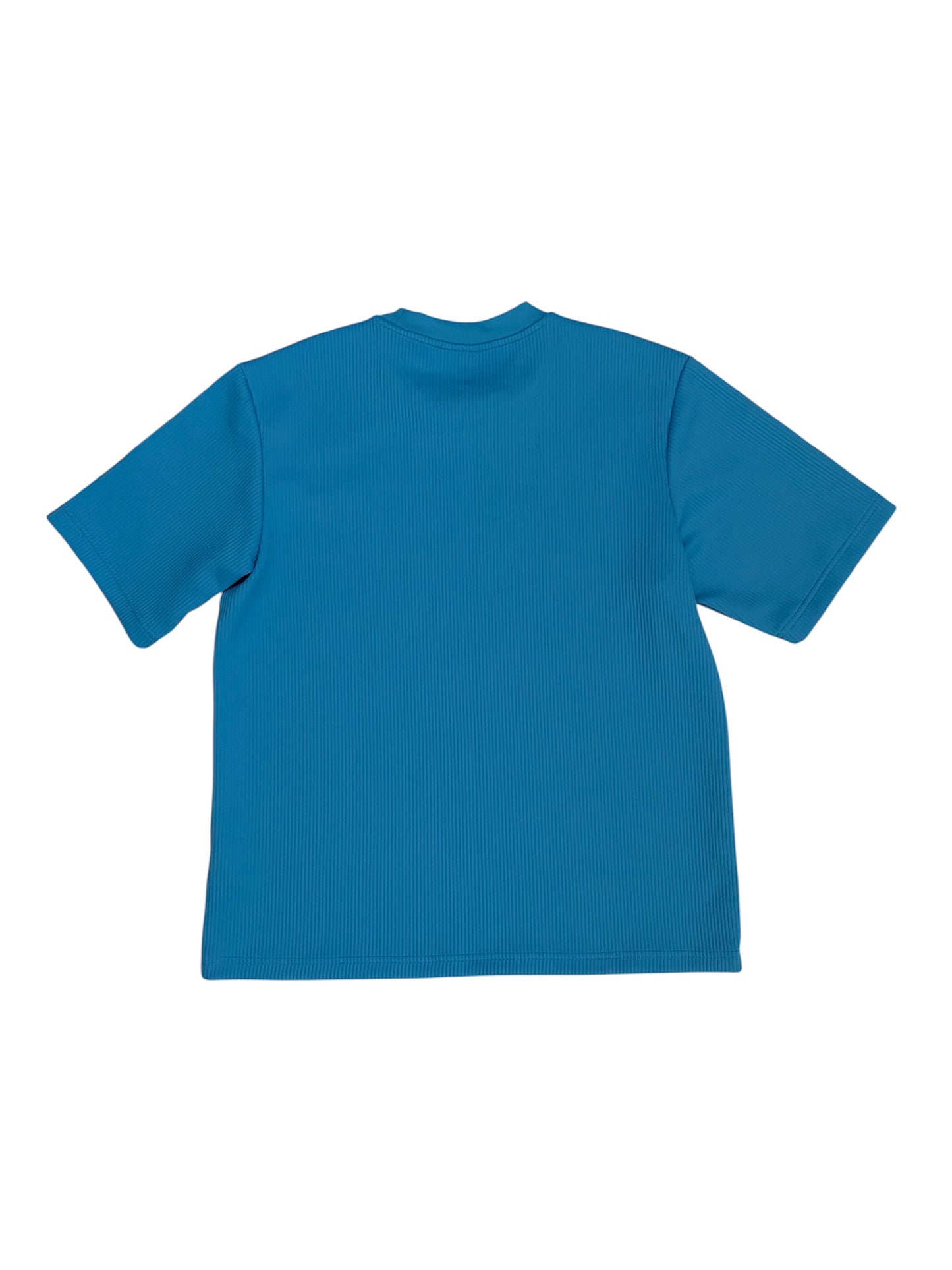 T-shirt Adidas Trefoil Plissé Bleu - Taille S