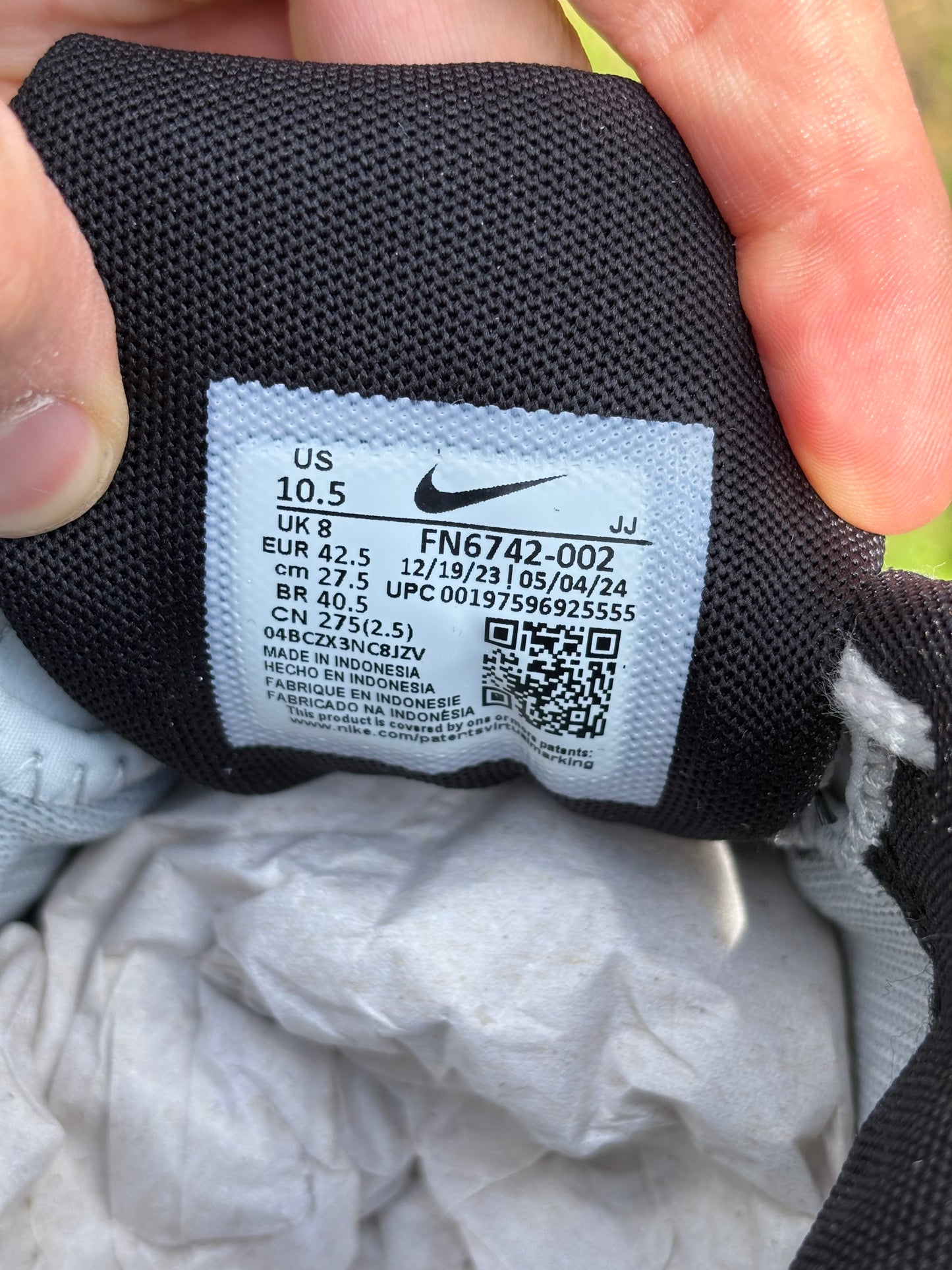 Nike Zoom Vomero 5 Pure Platinum - 42.5