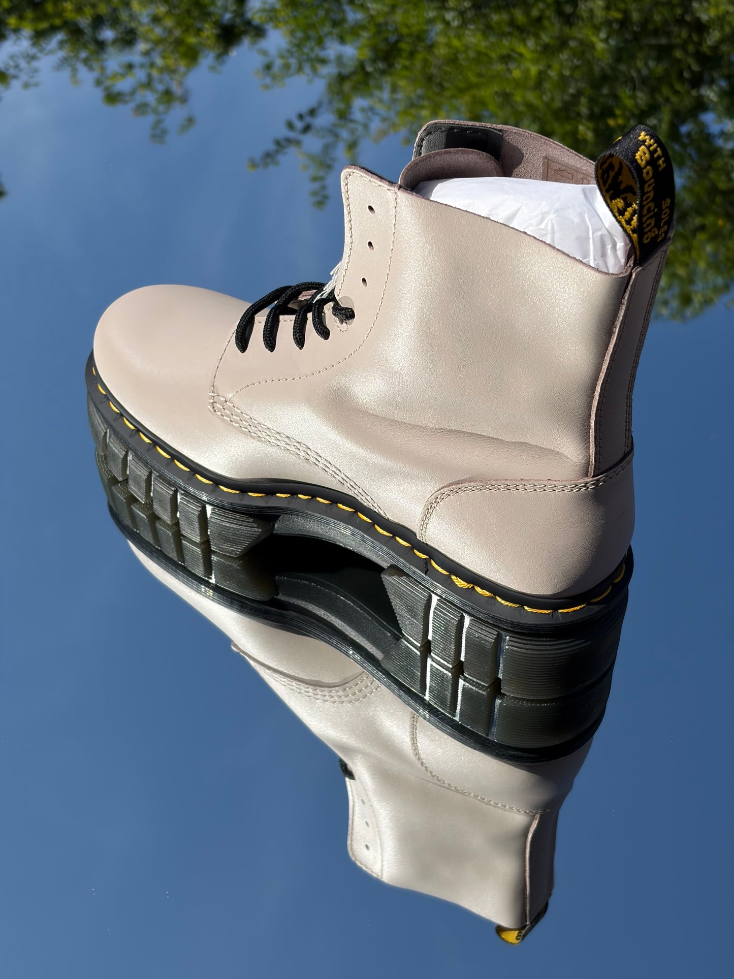 Dr Martens Audrick 8-Eye Boot Vintage Taupe - Taille 41