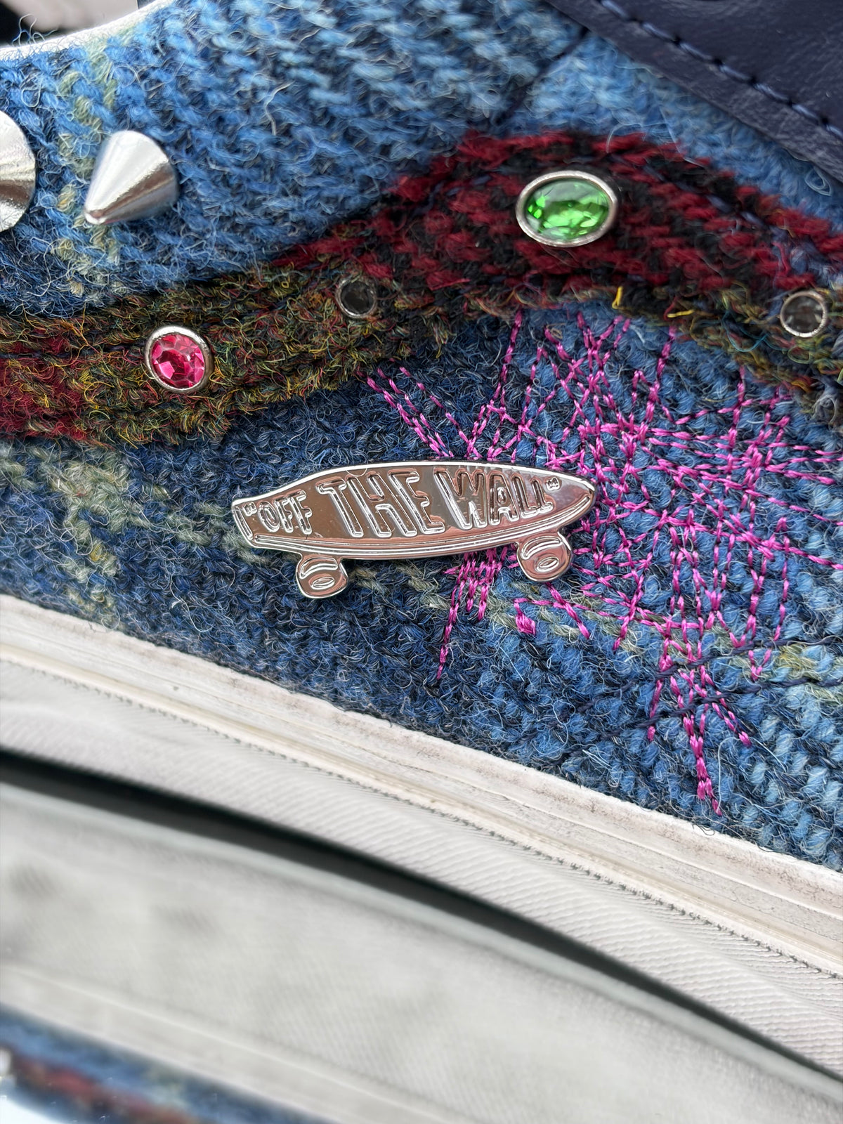 Vans LX Old Skool 36 Navy X Harris Tweed - Taille 44