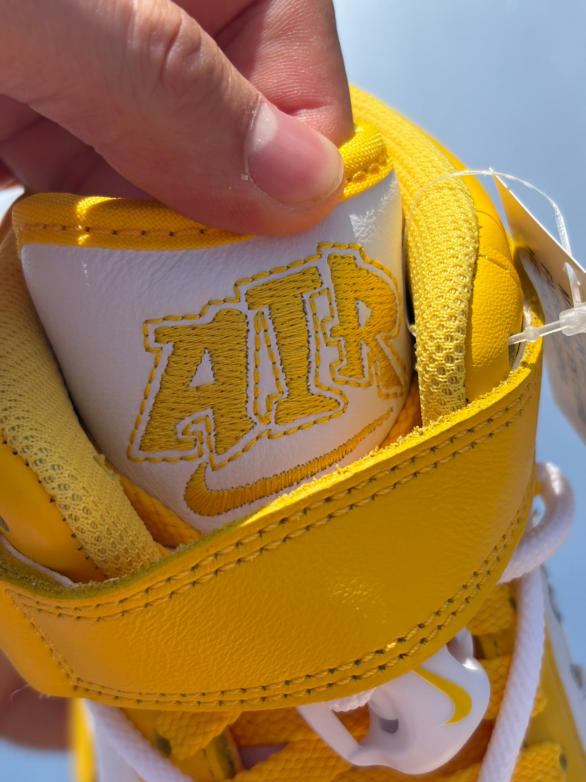Nike Air Force 1 Mid SP X Off-White White Varsity Maize - Taille 40,5