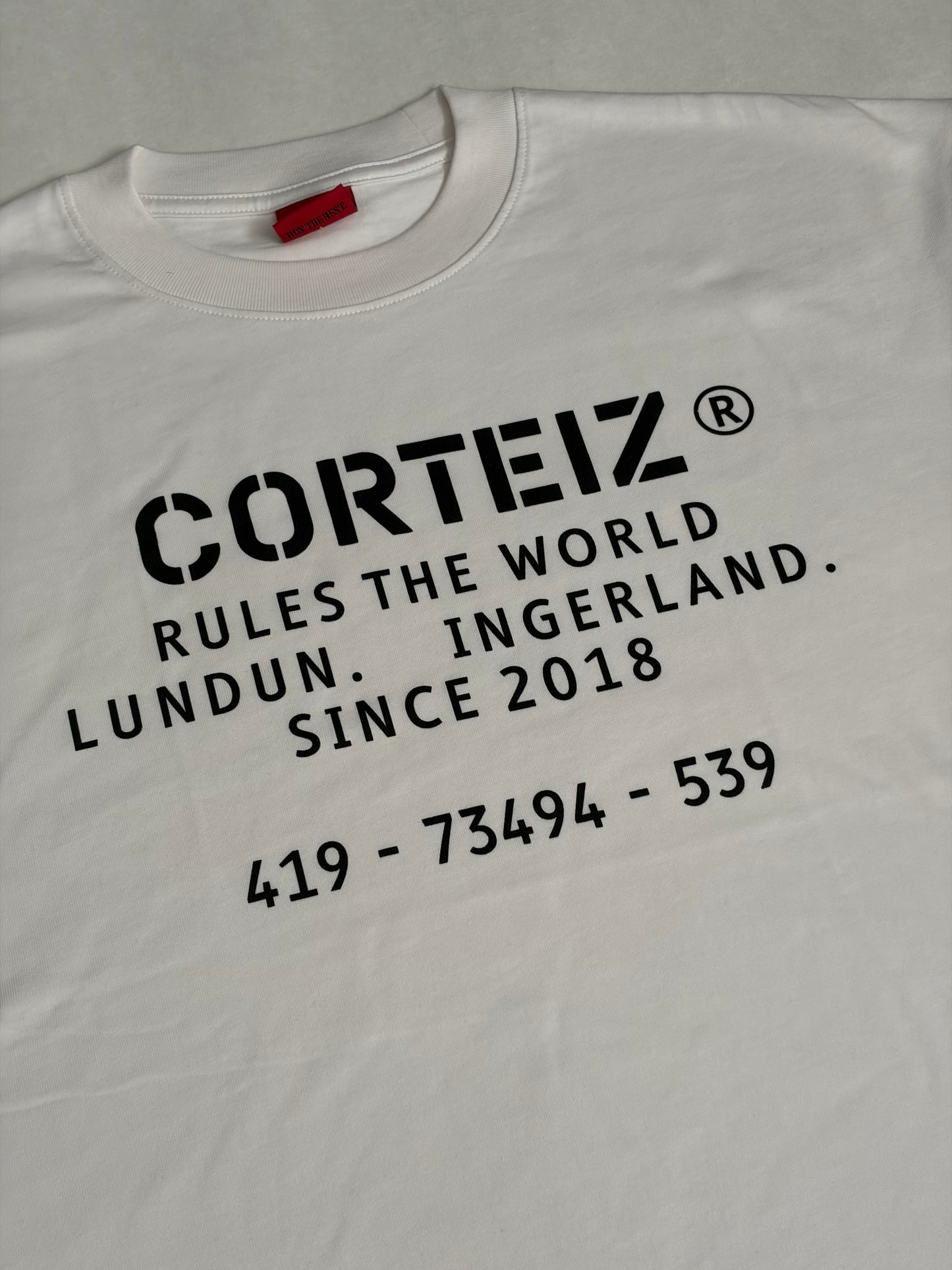 T-shirt Corteiz Stencil White - Taille L