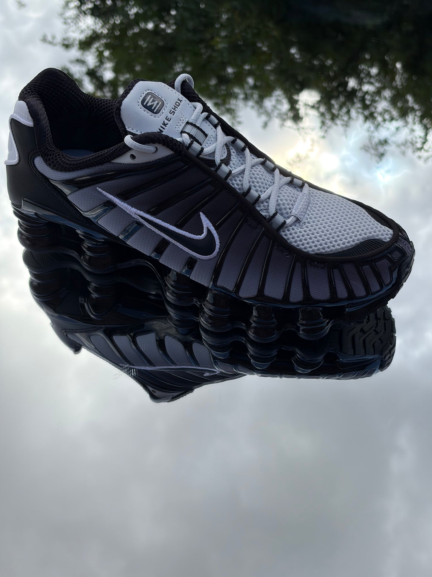 Nike Shox TL Black White Pure Platinum - Taille 40,5