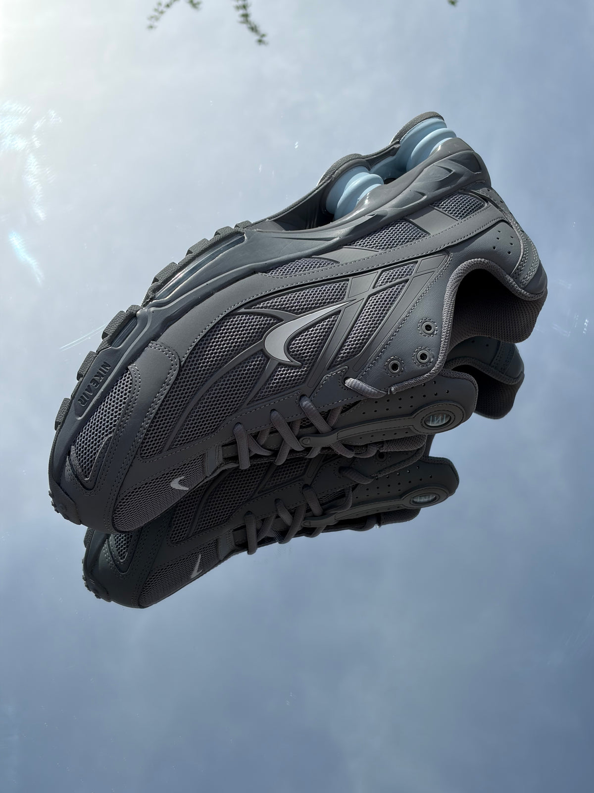 Nike Shox Ride 2 Cool Grey Celestine Blue Metallic Silver - Taille 47,5