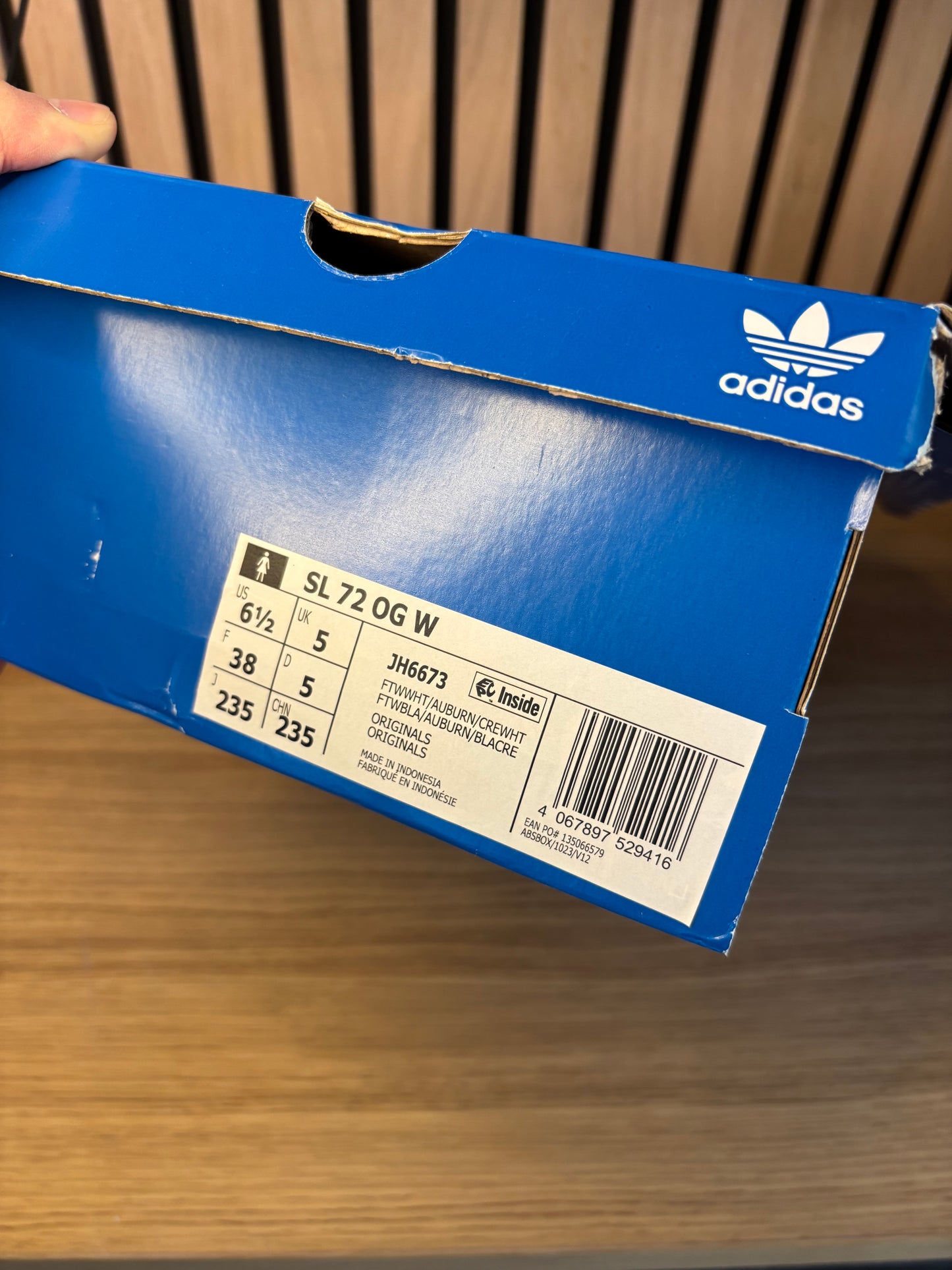 Adidas SL72 OG White Auburn Cream (Taille 38)